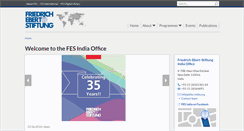 Desktop Screenshot of fes-india.org